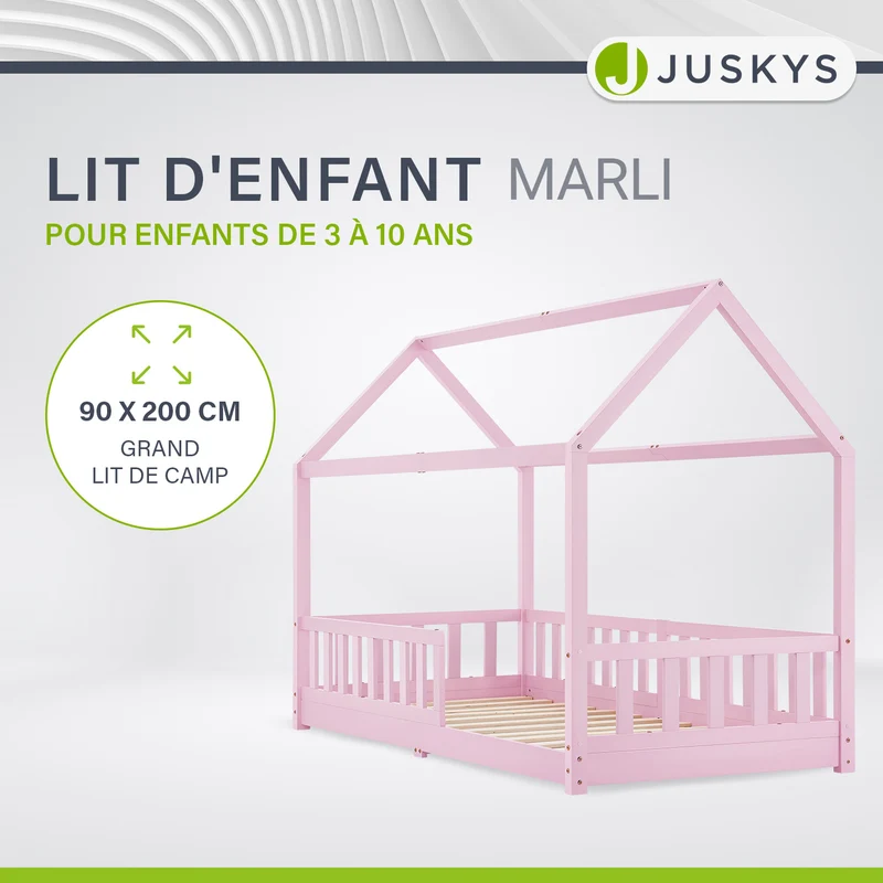 Kinderbett Marli 90 x 200 cm