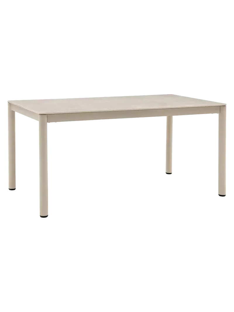 Alcudia Esstisch Aluminium/Keramik, sand