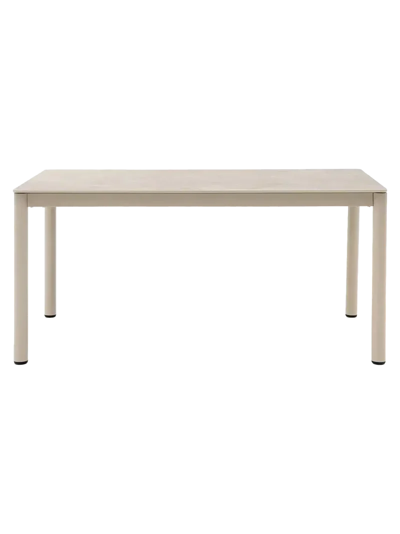 Alcudia Esstisch Aluminium/Keramik, sand