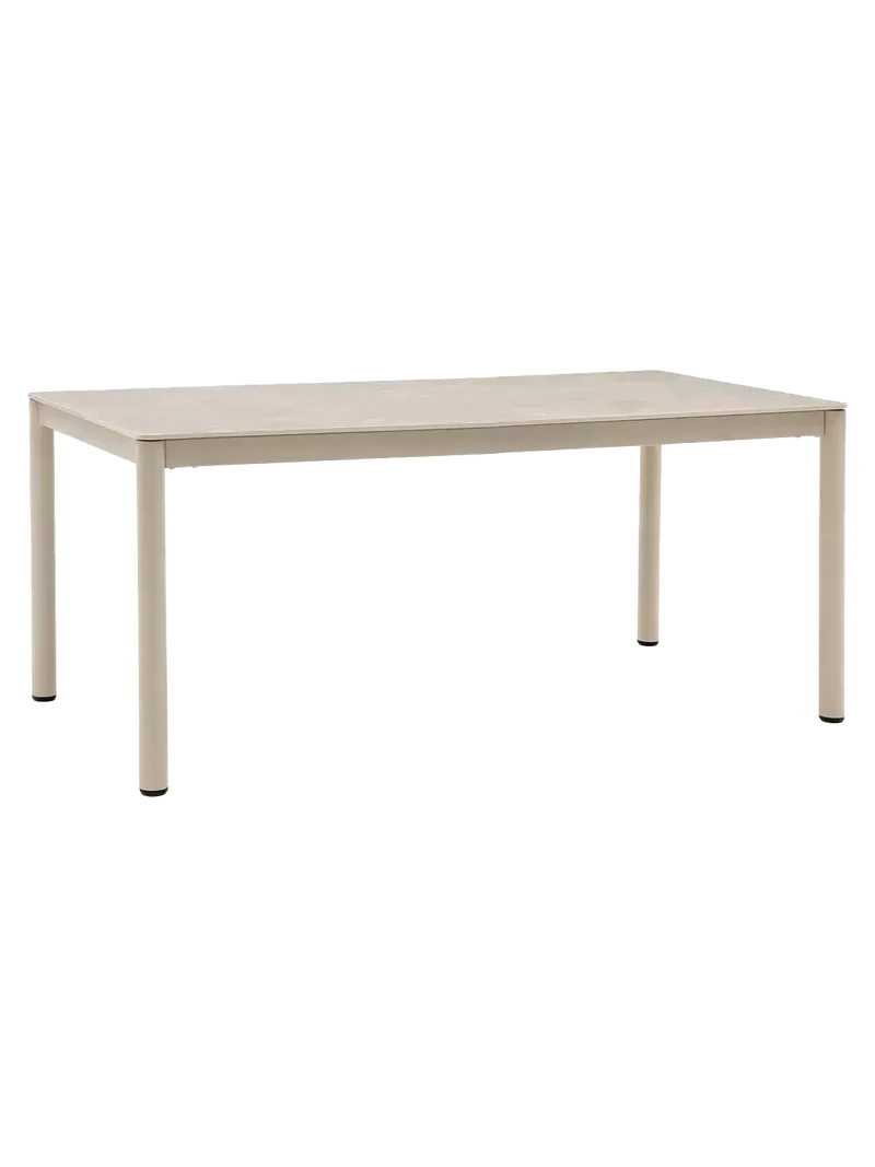 Alcudia Esstisch Aluminium/Keramik, sand