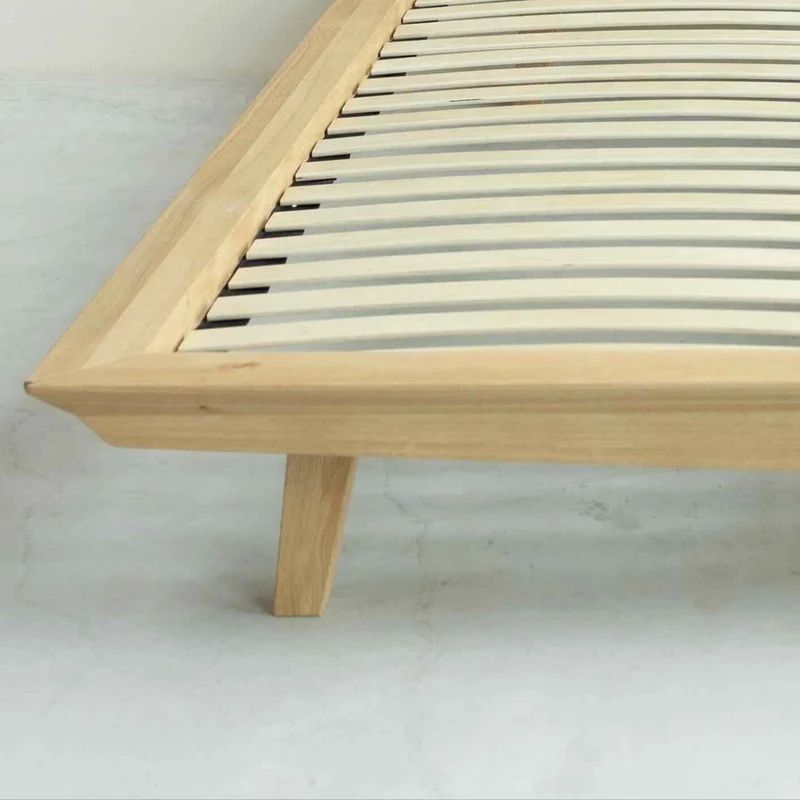 Doppelbett aus massiver Eiche MALMO | NordicStory