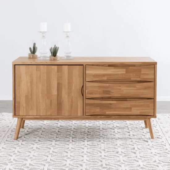 Eichenholz-Sideboard MALMO 1 | NordicStory