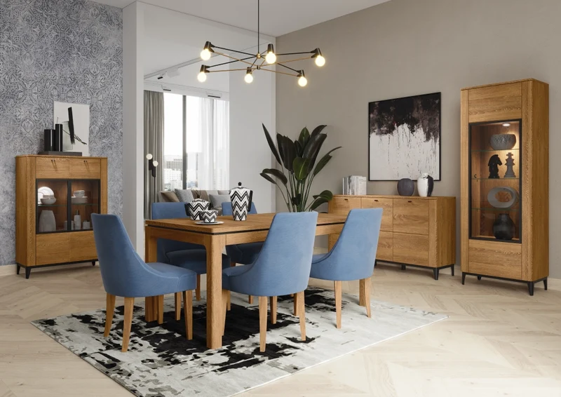 Vitrine aus Eichenholz OPORTO 15 | LoftStory