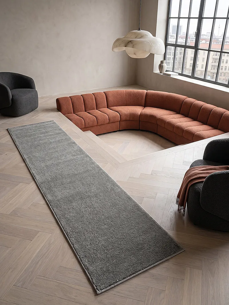Hochflor-Teppich Uni - Polypropylen, 18 mm Gesamthöhe