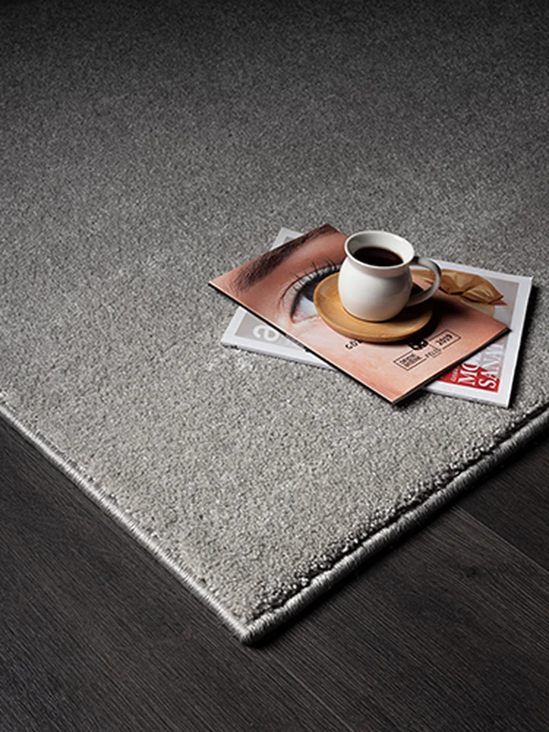 Hochflor-Teppich Uni - Polypropylen, 18 mm Gesamthöhe