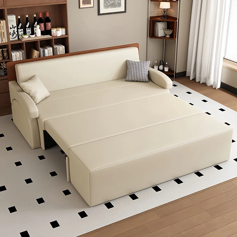 3-in-1-Schlafsofa mit klappbarem Schreibtisch
