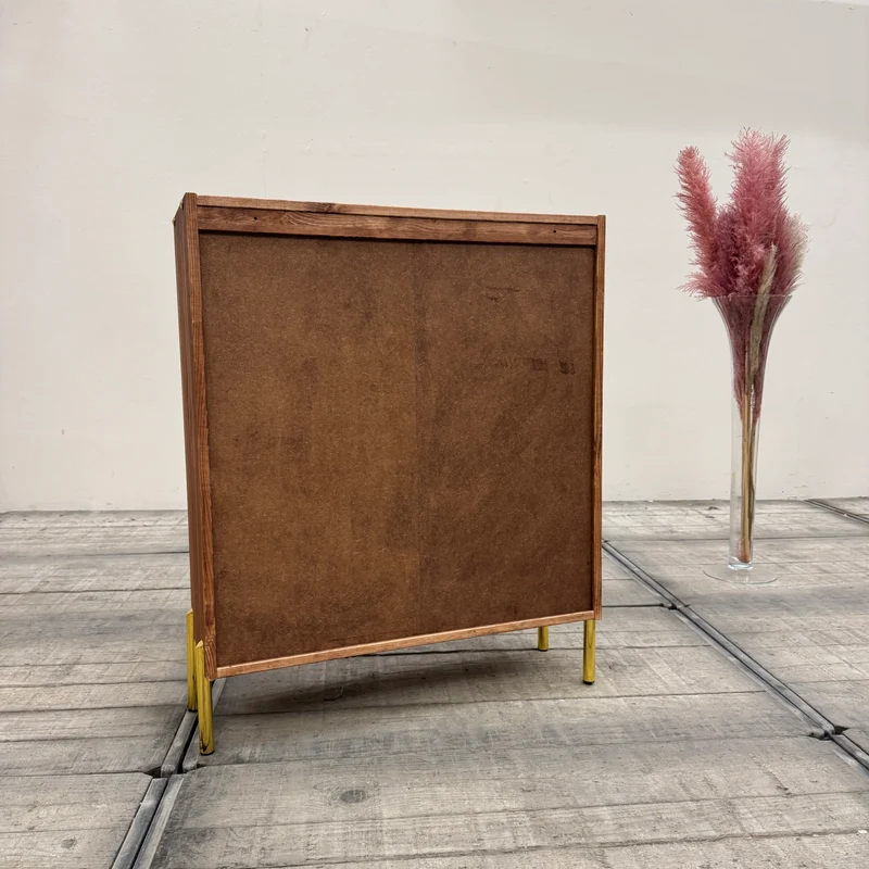 Thomas Klotz Upcycling Kommode Schrank Typografie Kiefer Massiv Unikat