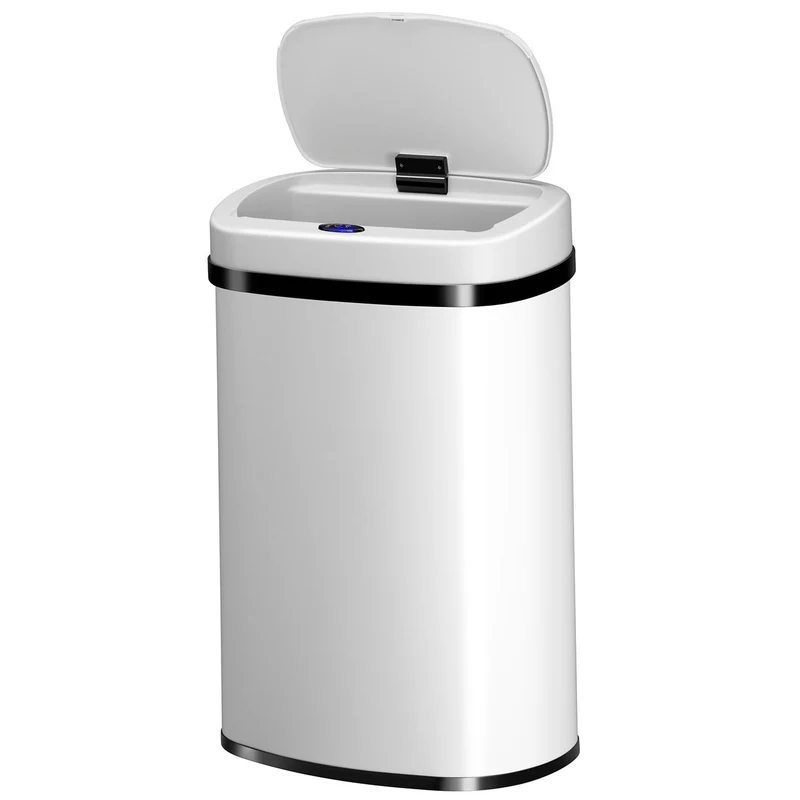 Rechteckiger Mülleimer mit Sensor