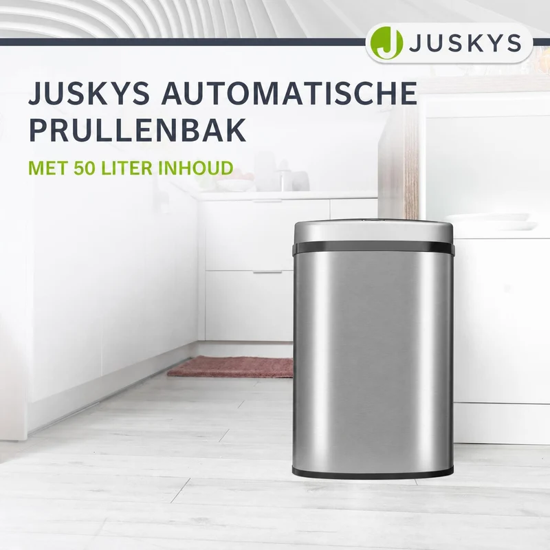 Rechteckiger Mülleimer mit Sensor