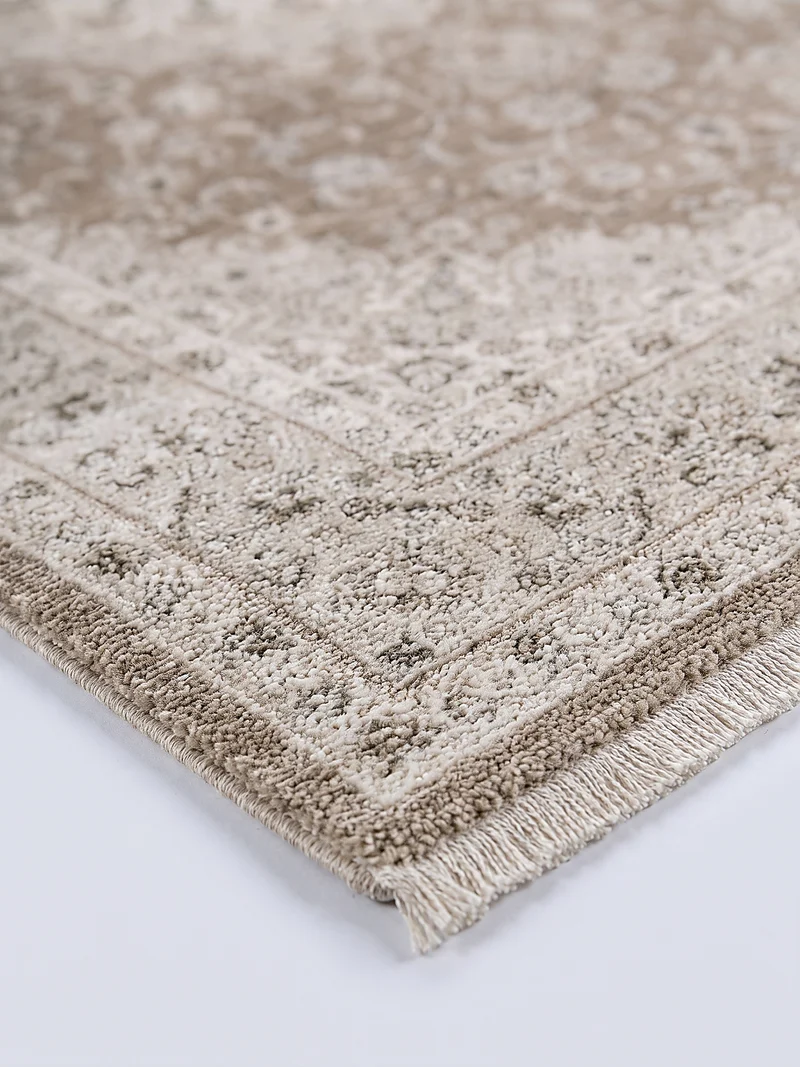 Kurzflor-Teppich Distressed Marmoroptik - Polypropylen-Polyester-Mix, 8 mm Gesamthöhe