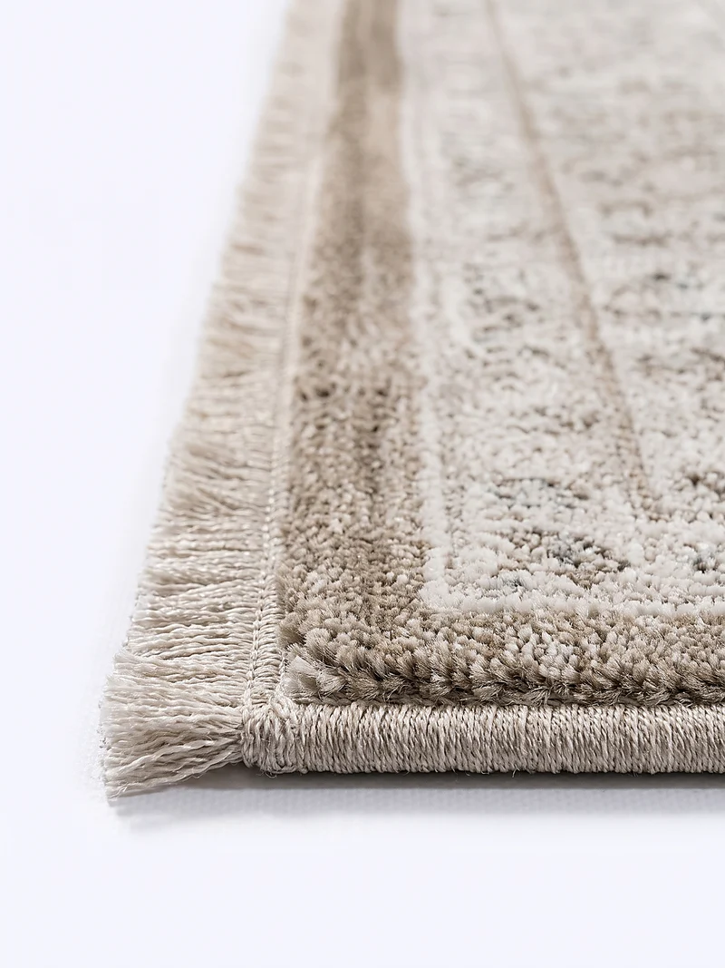 Kurzflor-Teppich Distressed Marmoroptik - Polypropylen-Polyester-Mix, 8 mm Gesamthöhe