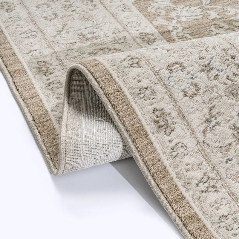 Kurzflor-Teppich Distressed Marmoroptik - Polypropylen-Polyester-Mix, 8 mm Gesamthöhe
