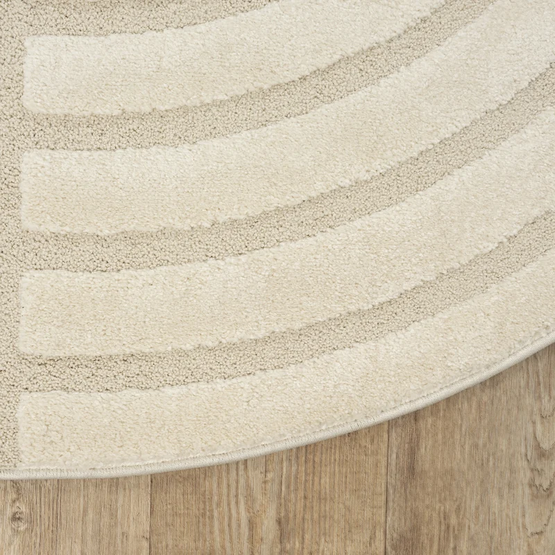 Kurzflor-Teppich Stadionbögen - Polypropylen-Polyester-Mix, 15 mm Gesamthöhe