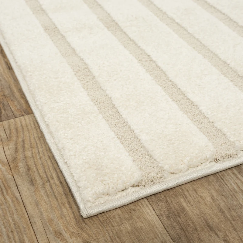 Kurzflor-Teppich Stadionbögen - Polypropylen-Polyester-Mix, 15 mm Gesamthöhe