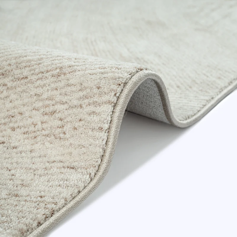 Kurzflor-Teppich Subtiles 3D-Relief - Polypropylen-Polyester-Mix, 8 mm Gesamthöhe