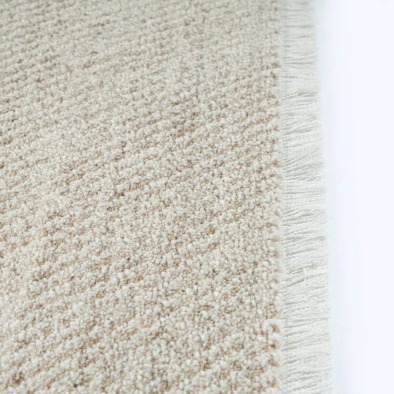 Kurzflor-Teppich Subtiles 3D-Relief - Polypropylen-Polyester-Mix, 8 mm Gesamthöhe