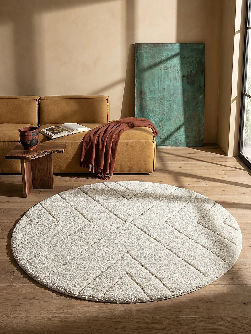 Hochflor-Teppich Diagonale - Polypropylen, 31 mm Gesamthöhe