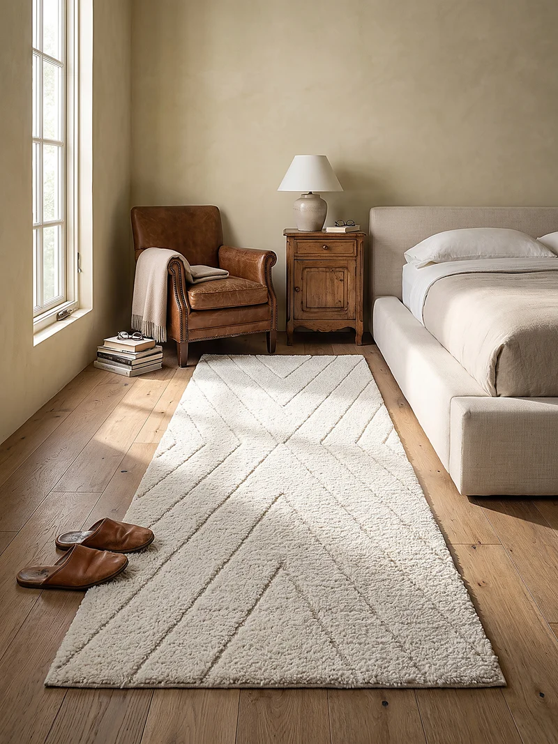 Hochflor-Teppich Diagonale - Polypropylen, 31 mm Gesamthöhe