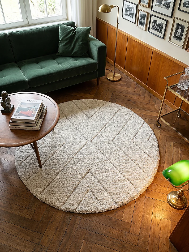 Hochflor-Teppich Diagonale - Polypropylen, 31 mm Gesamthöhe