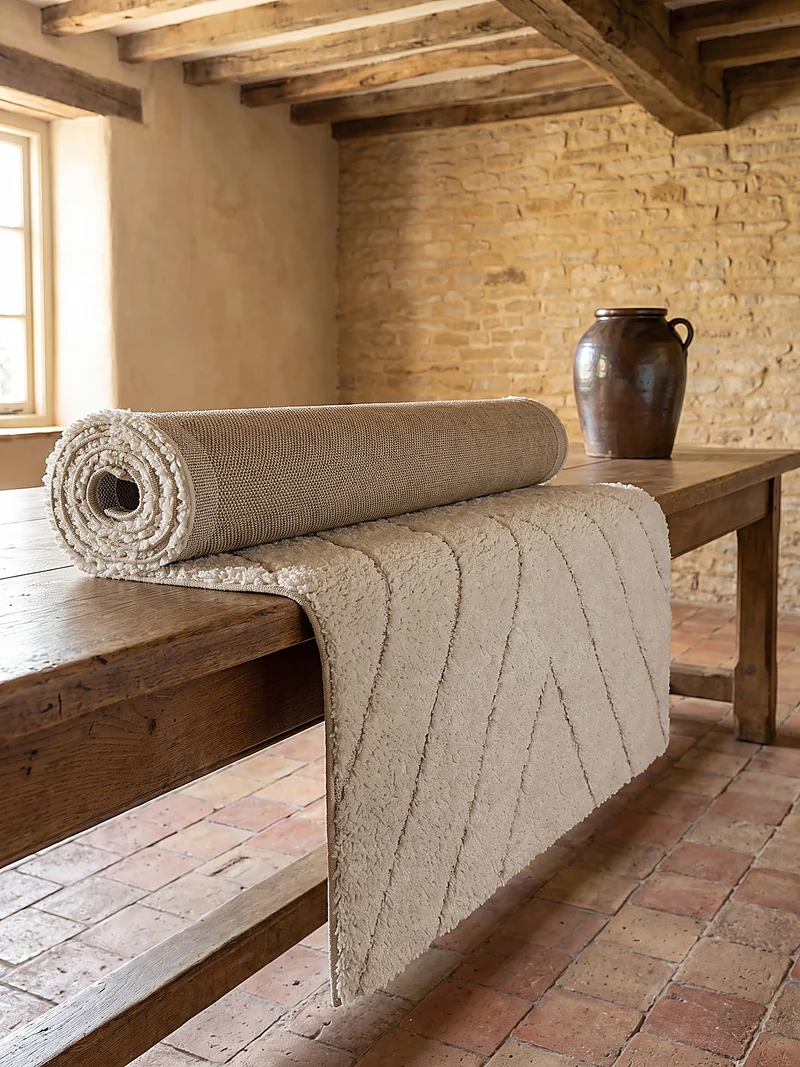 Hochflor-Teppich Diagonale - Polypropylen, 31 mm Gesamthöhe