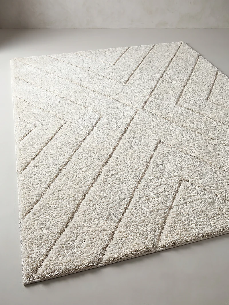 Hochflor-Teppich Diagonale - Polypropylen, 31 mm Gesamthöhe