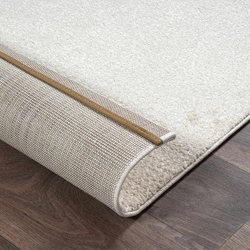 Kurzflor-Teppich große organische Formen - Polypropylen-Polyester-Mix, 13 mm Gesamthöhe