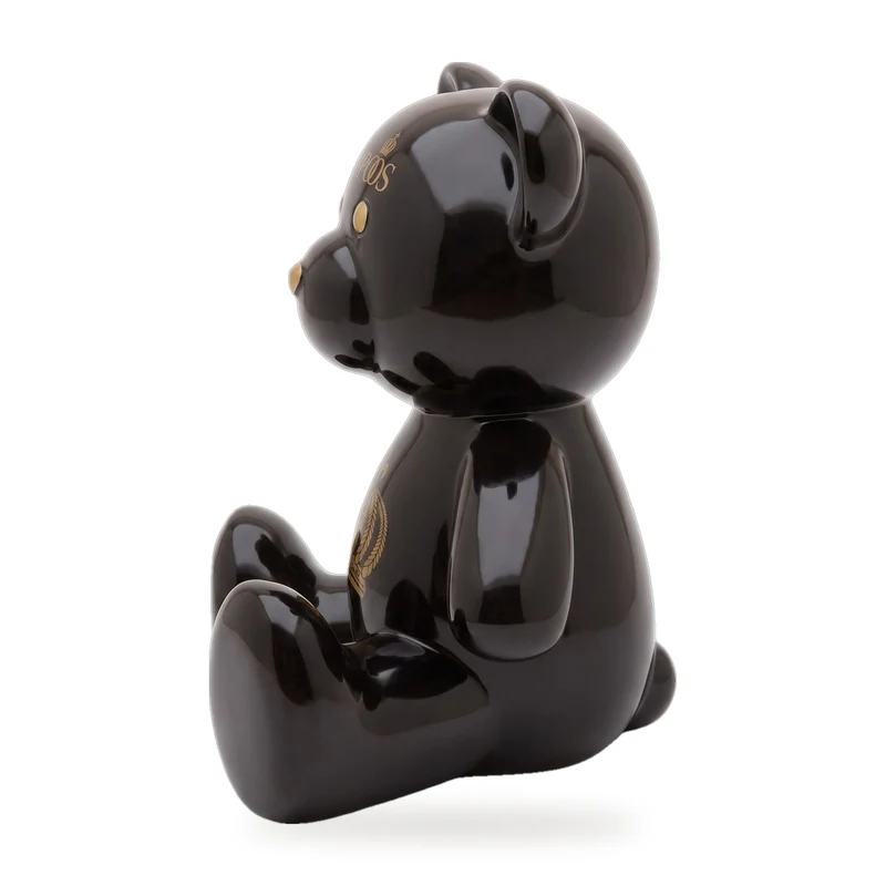 Harald Glööckler Luxus Designer Deko Teddybär Skulptur Pompöös by Casa Padrino Schwarz / Gold - Glööckler Deko Figur - Designer Deko Figur Teddy
