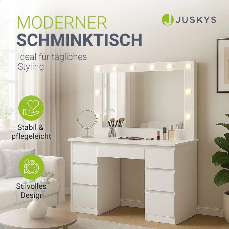 Schminktisch mit Spiegel Lilia