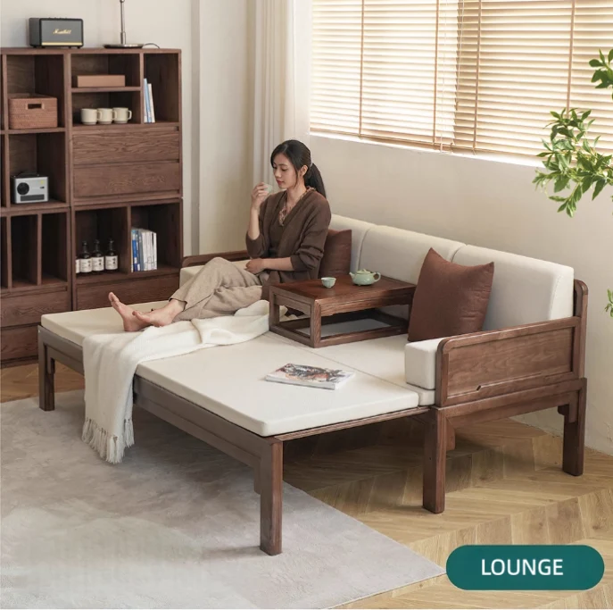 Arhat-Schlafsofa aus massivem Eschenholz