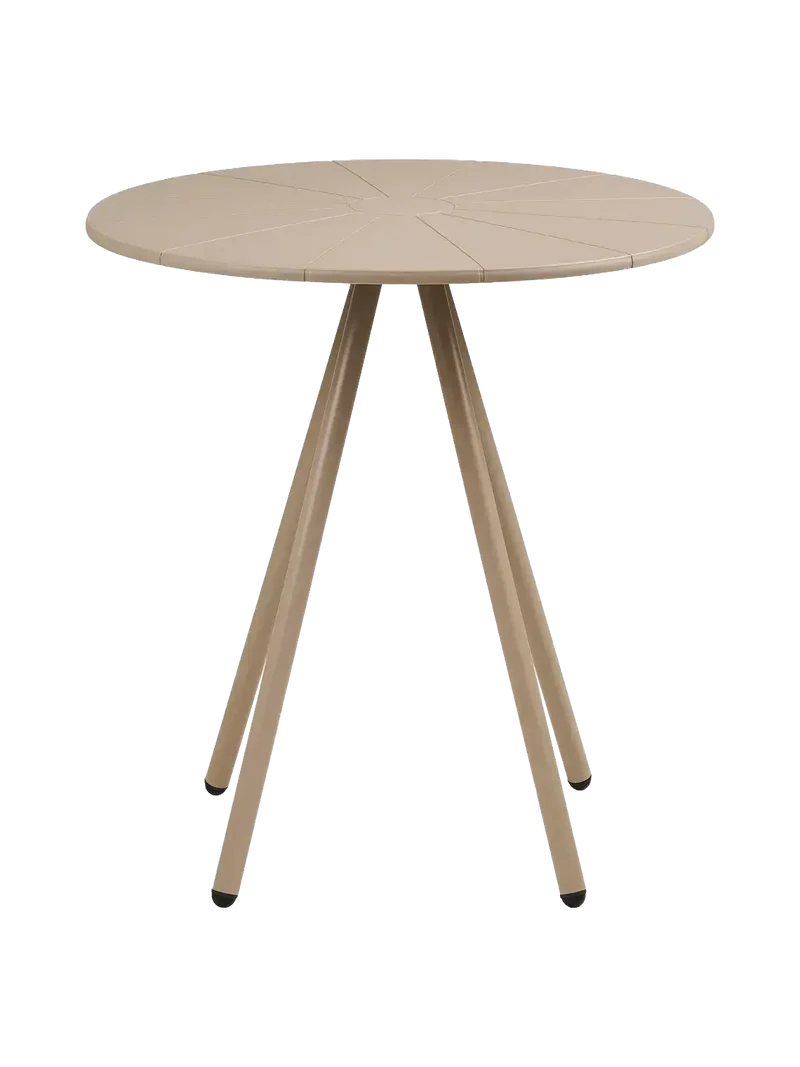 Barletta Bistrotisch Polypropylen/Stahl, taupe