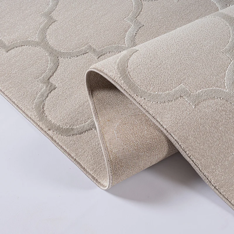 Kurzflor-Teppich Marokko-Ornament - Polyester, 13 mm Gesamthöhe