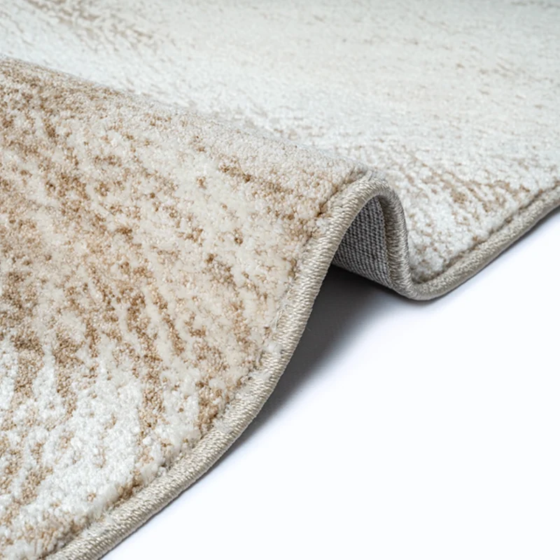 Kurzflor-Teppich organische Formen - Polypropylen-Polyester-Mix, 8 mm Gesamthöhe