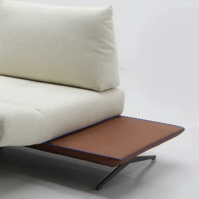 Modernes modulares Insel-Drehsofa mit verstellbarer Armlehne und Rückenkissen