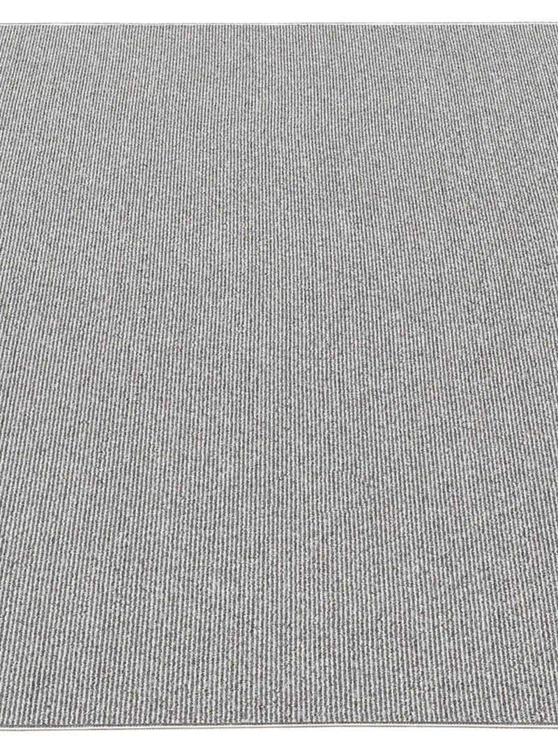 Niederflor-Teppich Uni-Design - Polypropylen-Polyester-Mix, 5 mm Gesamthöhe