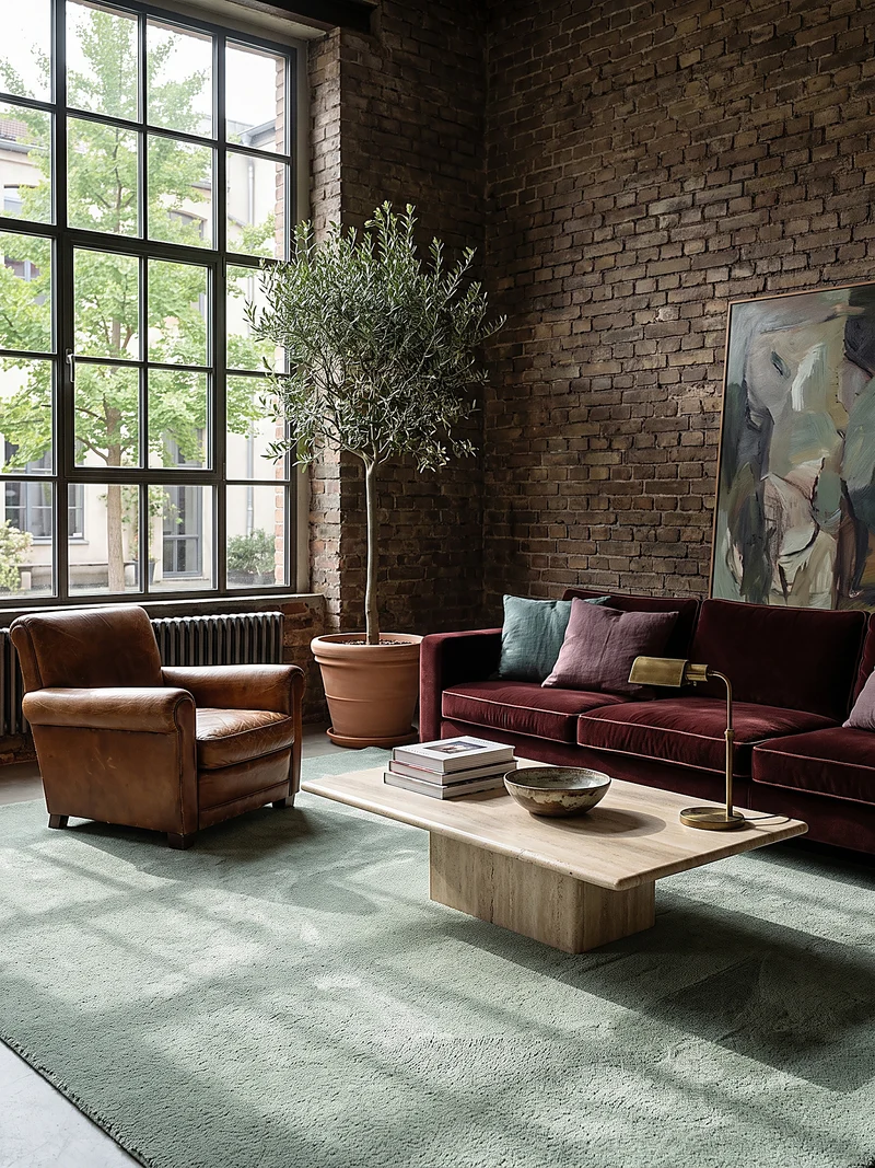 Hochflor-Teppich Uni - Polyester, 17 mm Gesamthöhe