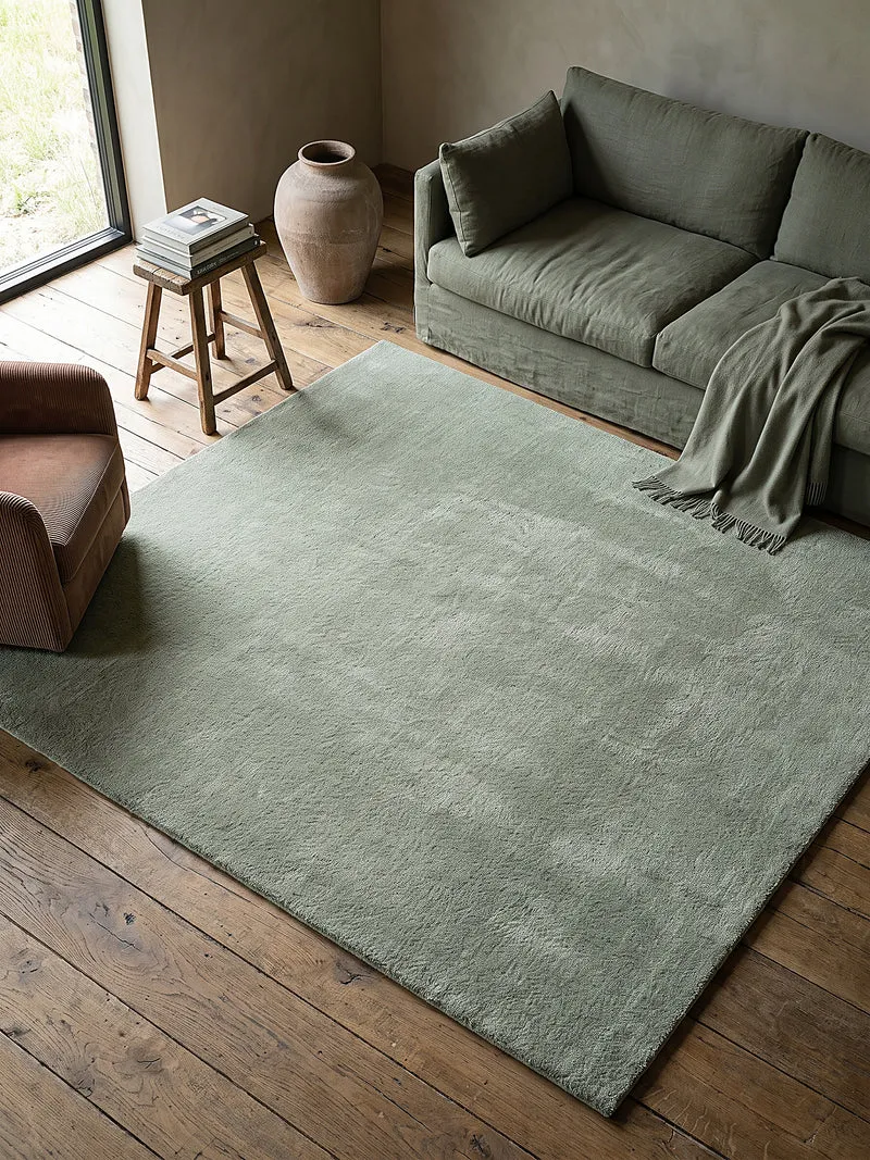 Hochflor-Teppich Uni - Polyester, 17 mm Gesamthöhe