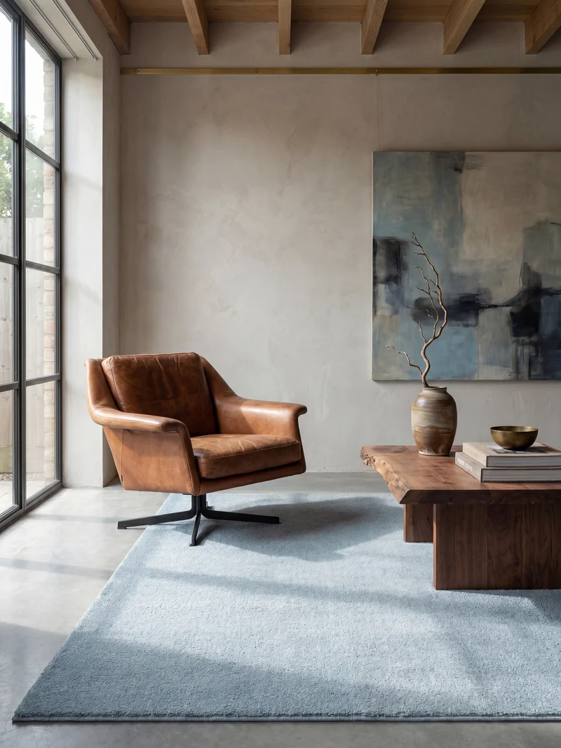 Hochflor-Teppich Uni - Polyester, 17 mm Gesamthöhe