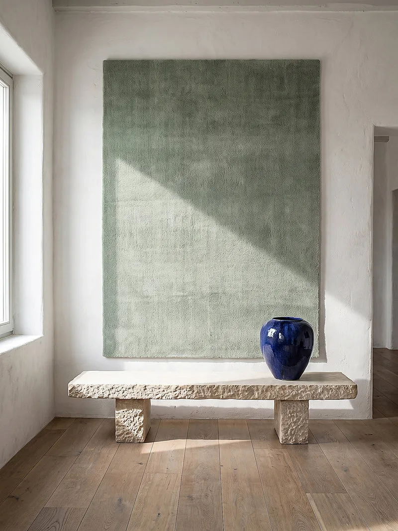 Hochflor-Teppich Uni - Polyester, 17 mm Gesamthöhe