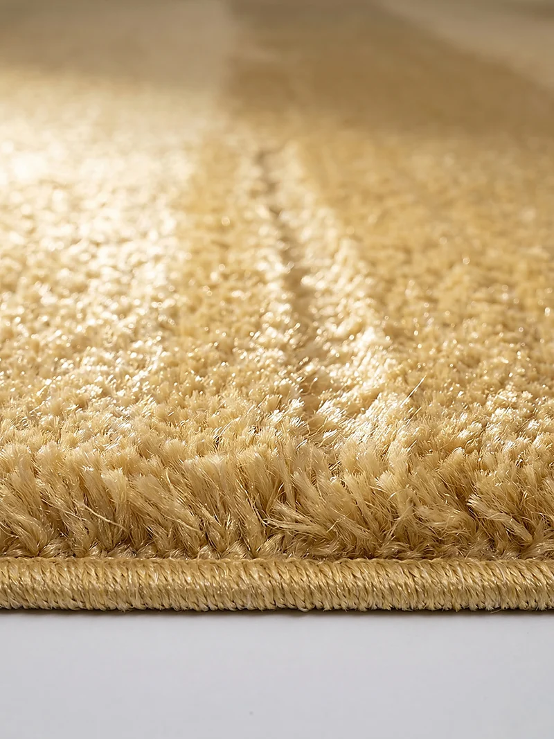 Hochflor-Teppich Uni - Polyester, 17 mm Gesamthöhe