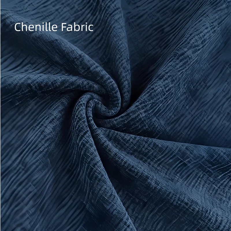 4-in-1-Schlafsofa aus cremefarbenem Chenille-Stoff