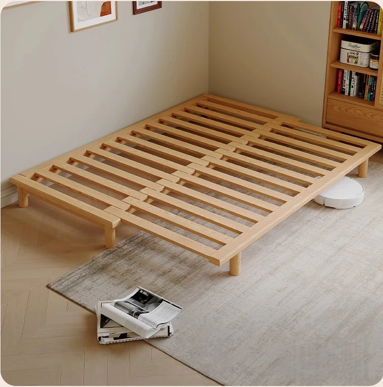 Tatami-Schlafsofa mit Massivholzrahmen und Tumbler-Rückenkissen