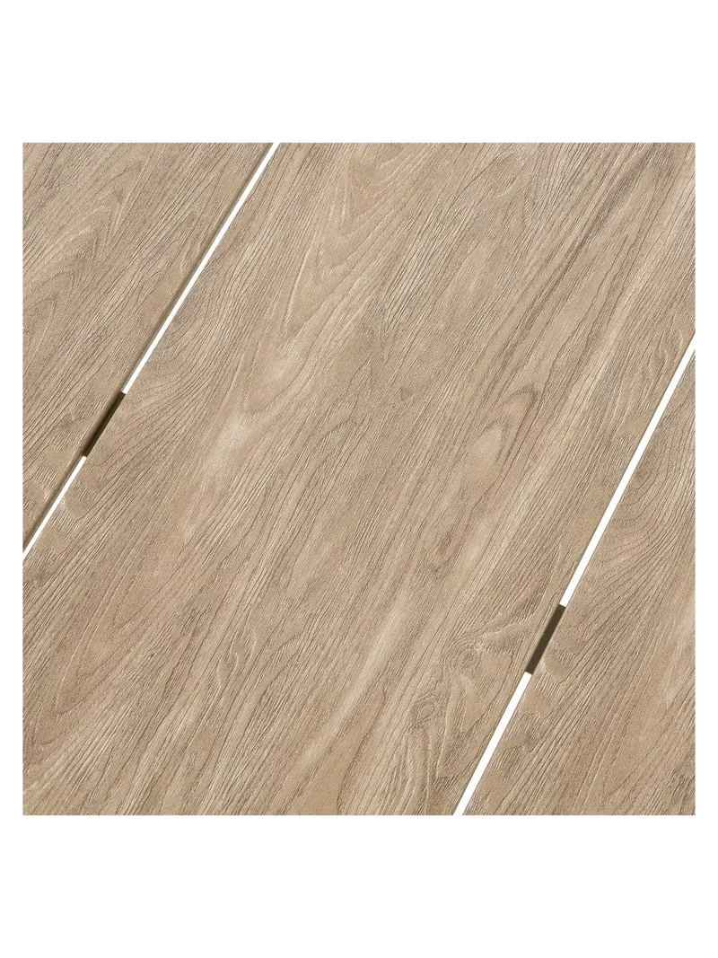 Abela Esstisch Aluminium/Holzoptik, sand/natur