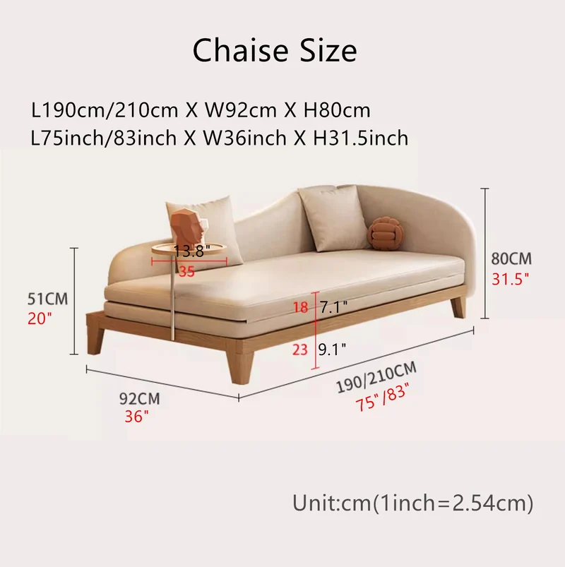 Lounge-Chaise-Schlafsofa