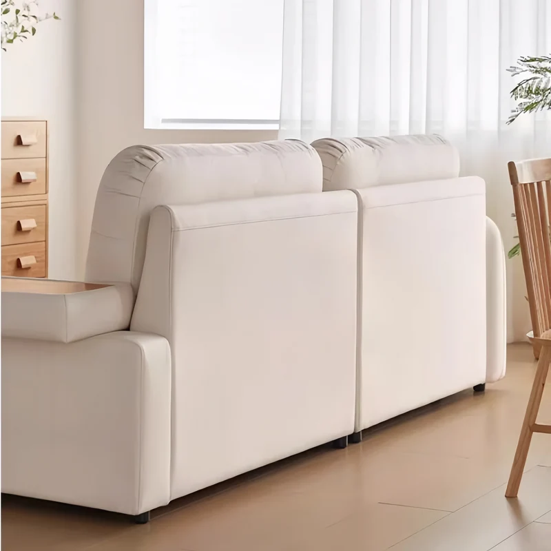 Ausziehbare Lounge-Chaise und Sofa von Japandi mit Stauraum darunter