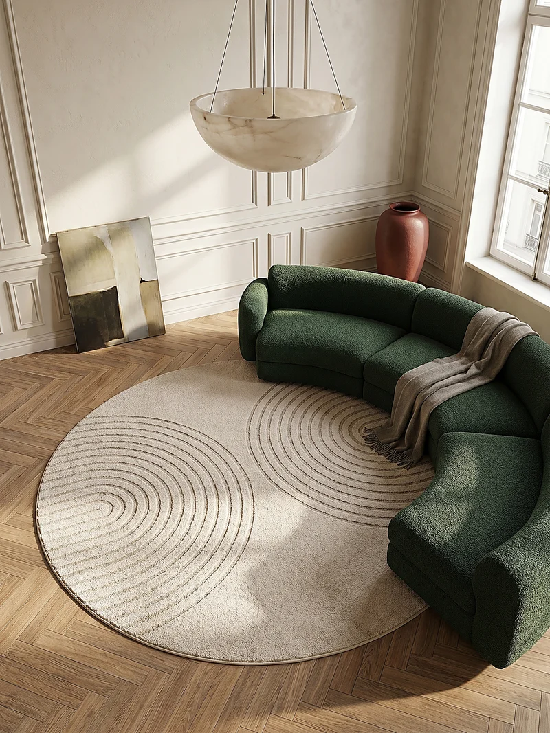 Kurzflor-Teppich 3D-Relief - Polypropylen-Polyester-Mix, 13 mm Gesamthöhe