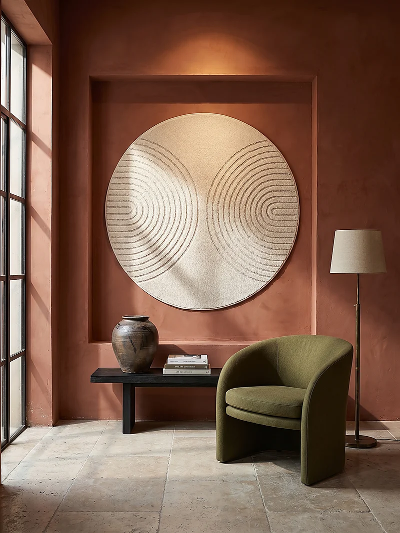 Kurzflor-Teppich 3D-Relief - Polypropylen-Polyester-Mix, 13 mm Gesamthöhe