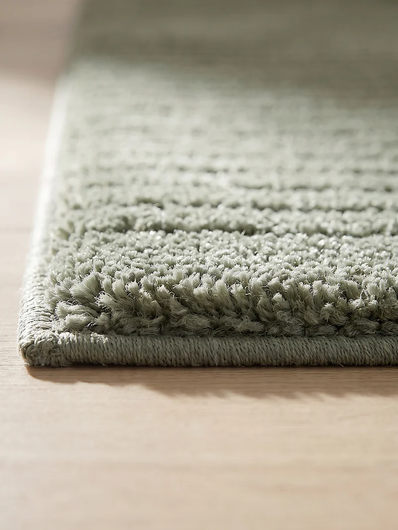 Kurzflor-Teppich 3D-Relief - Polypropylen-Polyester-Mix, 13 mm Gesamthöhe
