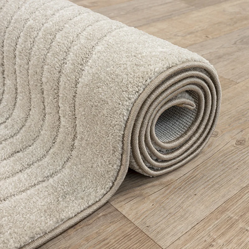 Kurzflor-Teppich 3D-Relief - Polypropylen-Polyester-Mix, 13 mm Gesamthöhe
