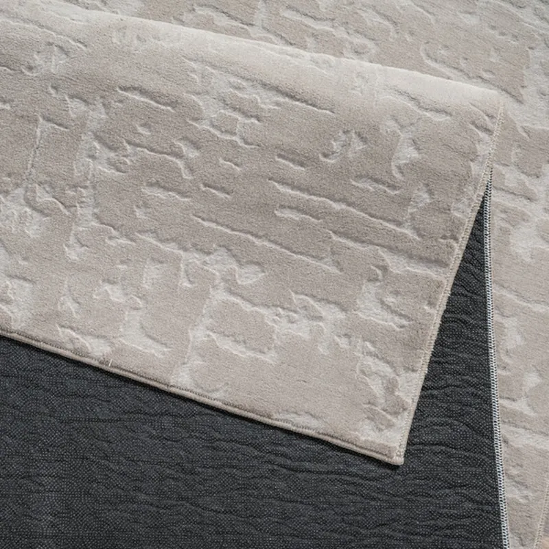 Kurzflor-Teppich Subtile distressed Textur - Polypropylen, 9 mm Gesamthöhe