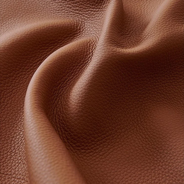 Ausziehbares Schlafsofa im Retro-Stil aus Lederstoff mit Stauraum darunter